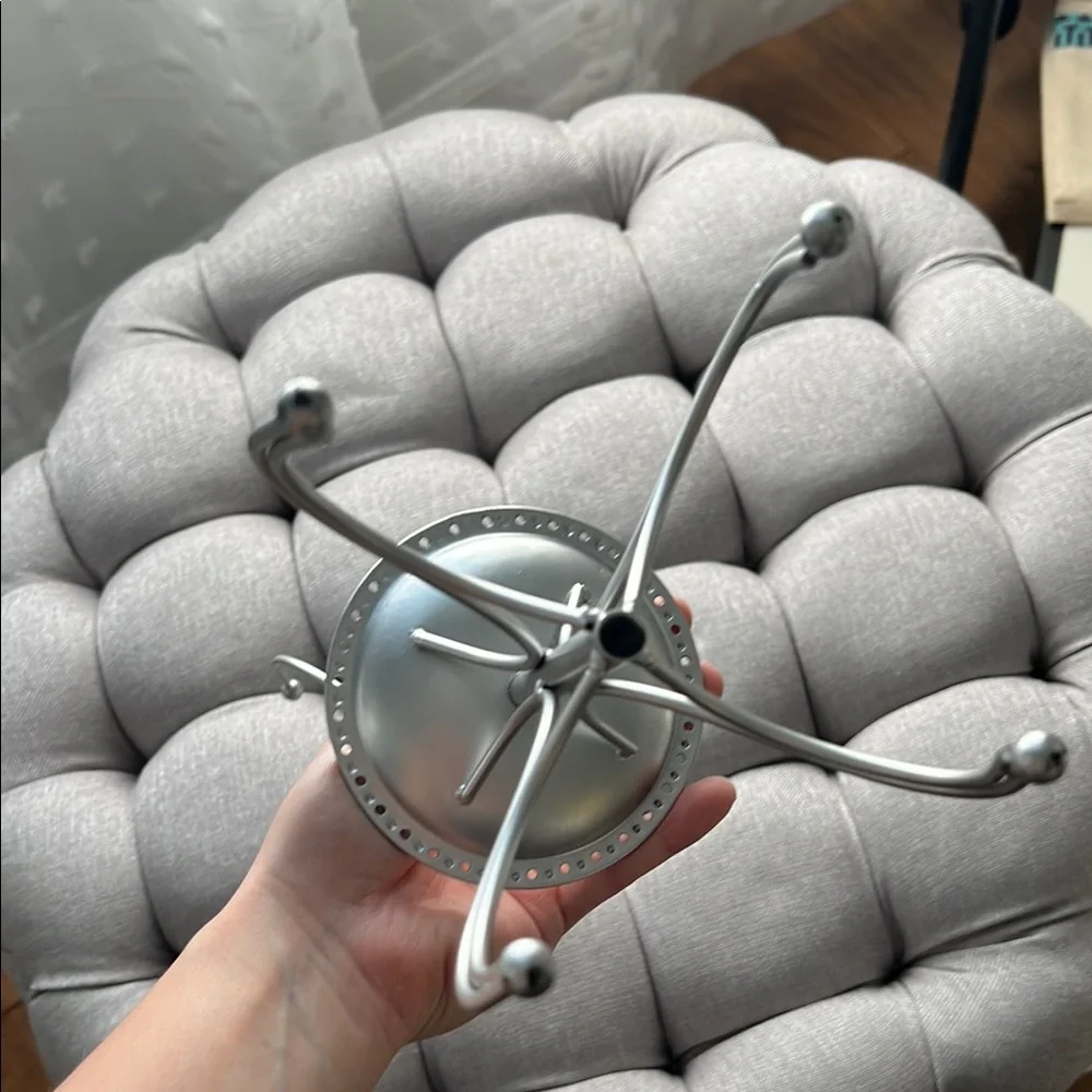 Gray Jewelry Organizer Stand Bracelet Necklace Earring Holder